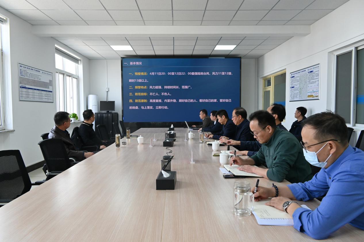 水投集团党委副书记、董事、总经理刘晓光 赴“北三县”项目办开展极端大风天气应急部署现场检查